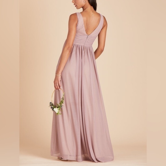 Birdy Grey Lianna Mesh Dress Mauve Maternity Bridesmaid NWT - Picture 11 of 12